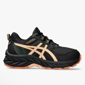 ASICS Orange & Black Kids Lace up Sneakers(Size 1.5)